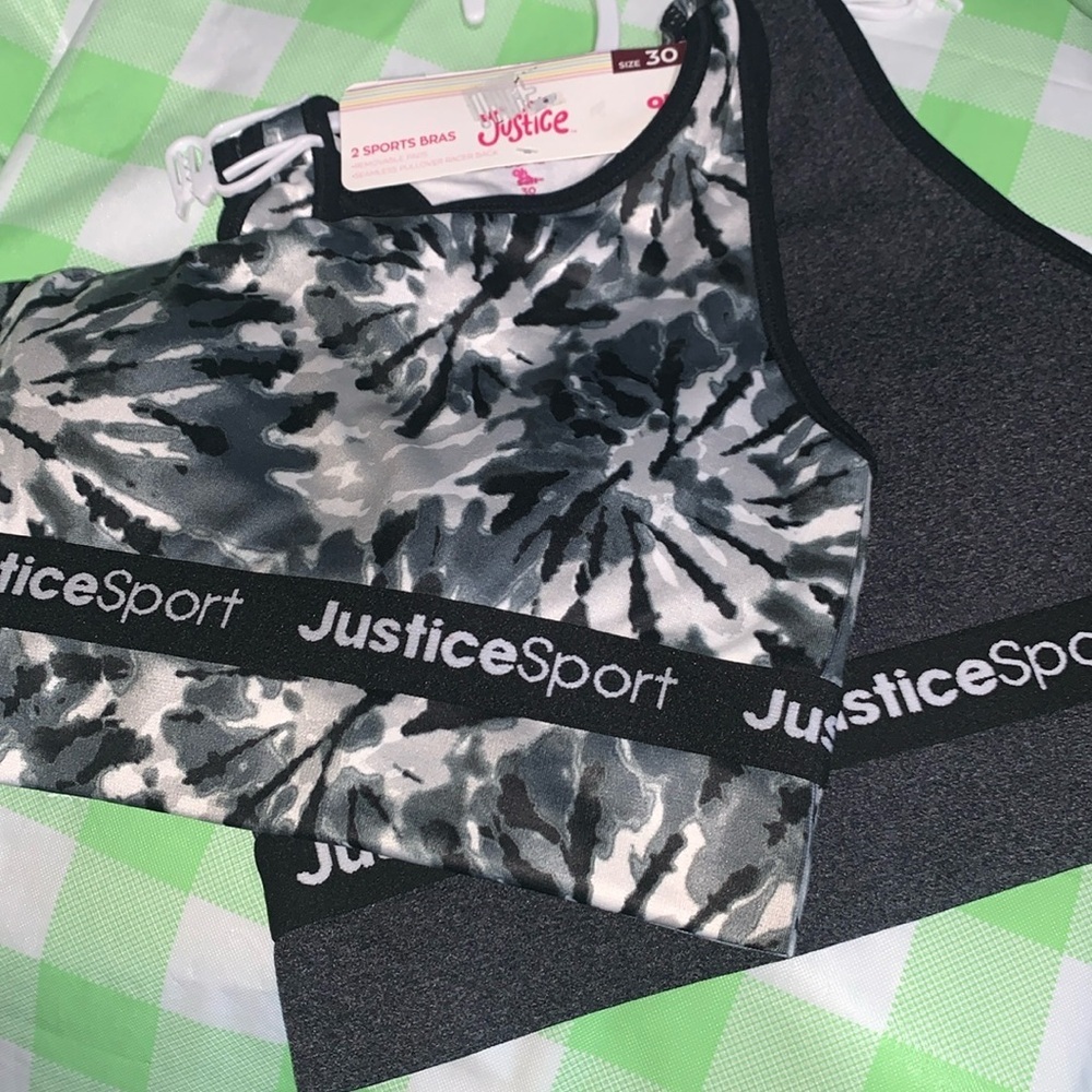 Bundle of 2- Justice sport- sports bras